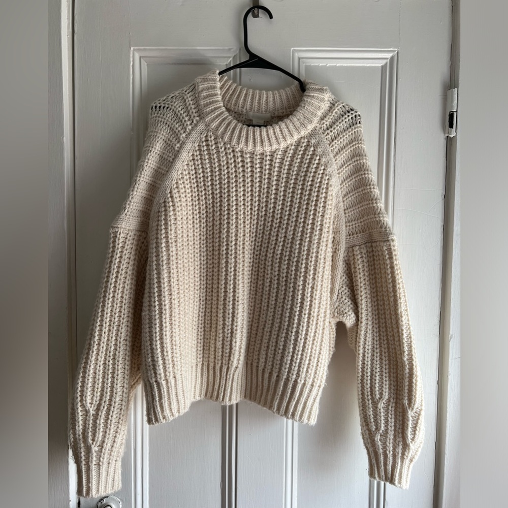 Women’s H&M Chunky Knit Sweater Cream
